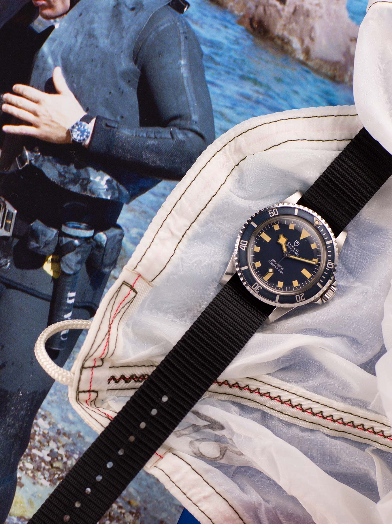 チュードル Tudor サブマリーナ 20m ミリタリーベルト - 腕時計(アナログ)