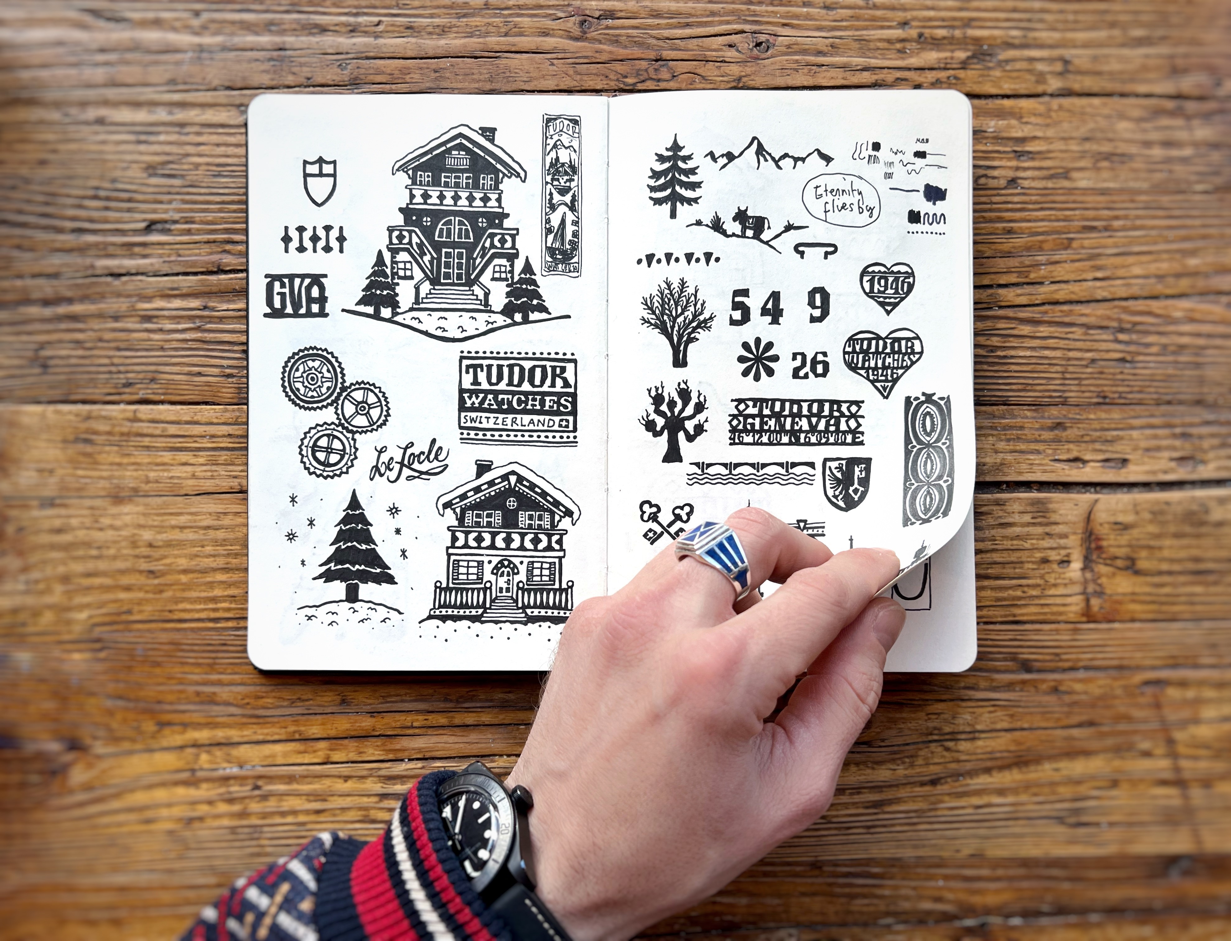 Swiss Street Artist Rylsee and TUDOR Collab