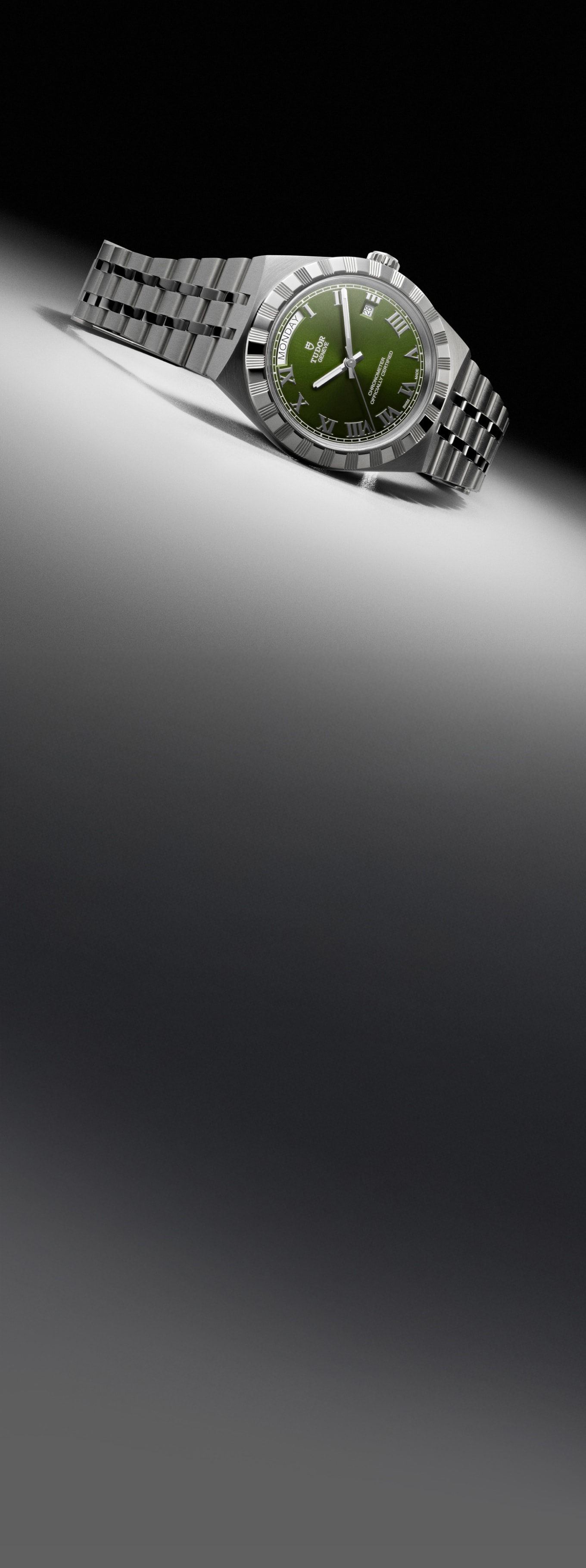 Esfera verde del Tudor Royal