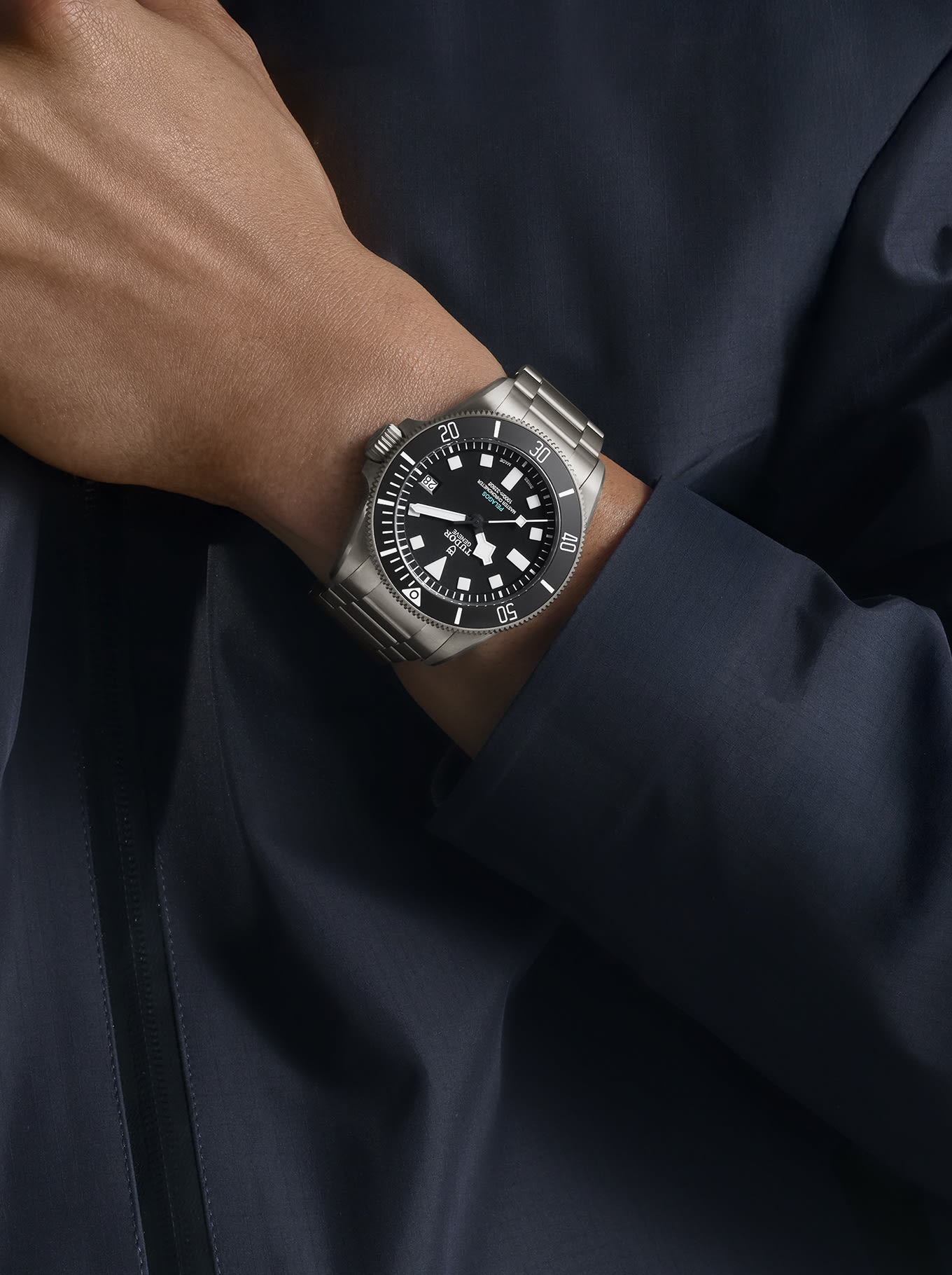 Pelagos Ultra portée au poignet