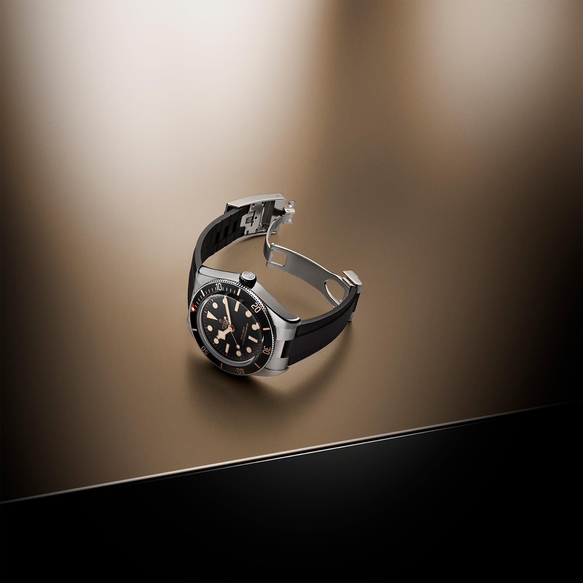 Black Bay 58 with rubber strap