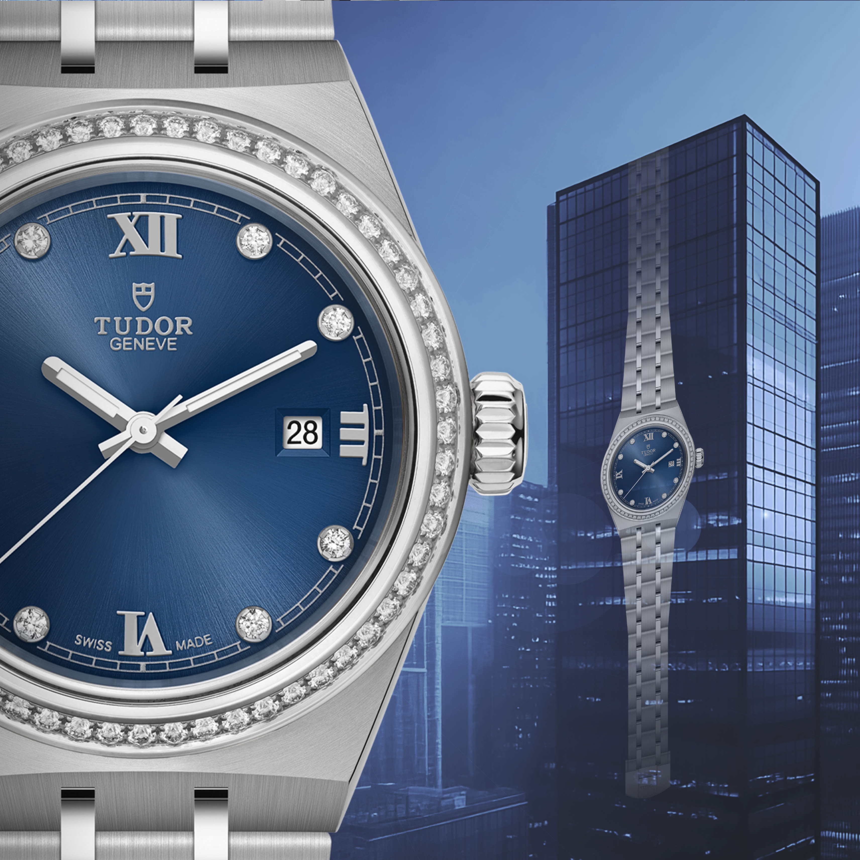Tudor Royal 28 mm close-up ambiance