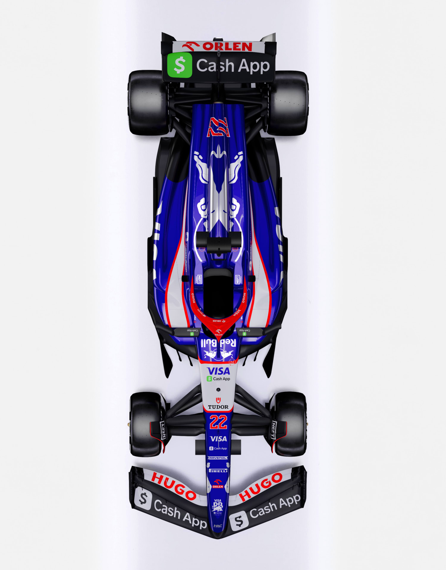 Visa Cash App RB Formula One Team race car