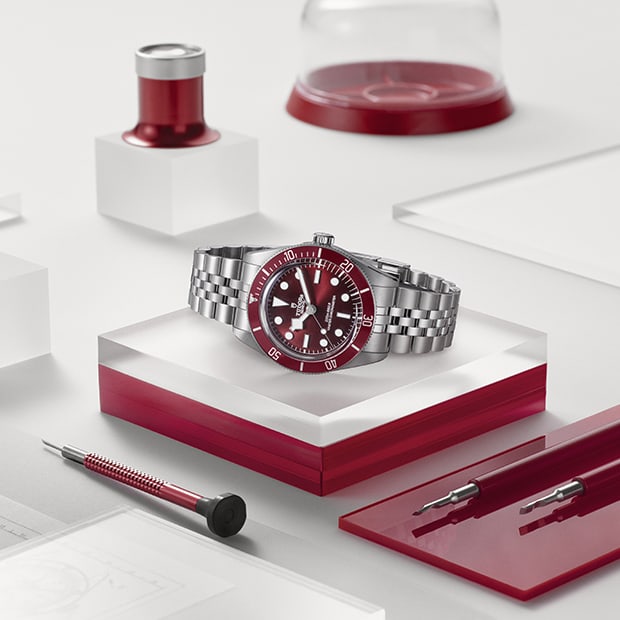 Black Bay 58 with burgundy dial and bezel
