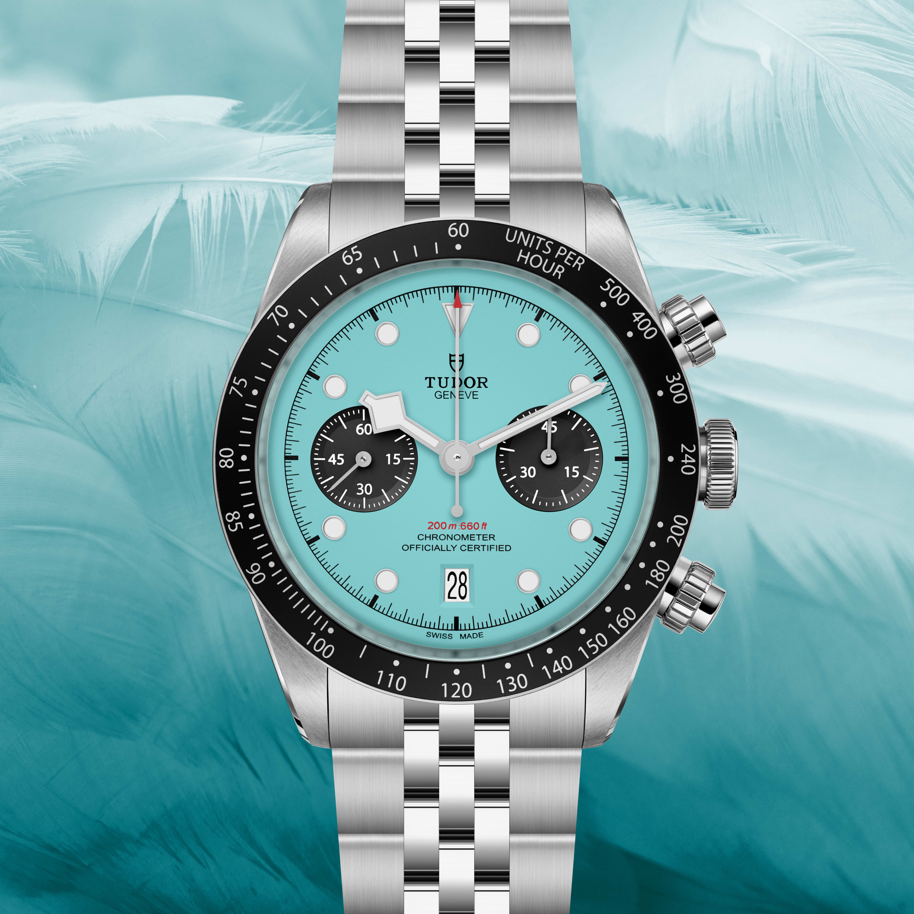 Black Bay Chrono „Flamingo Blue“