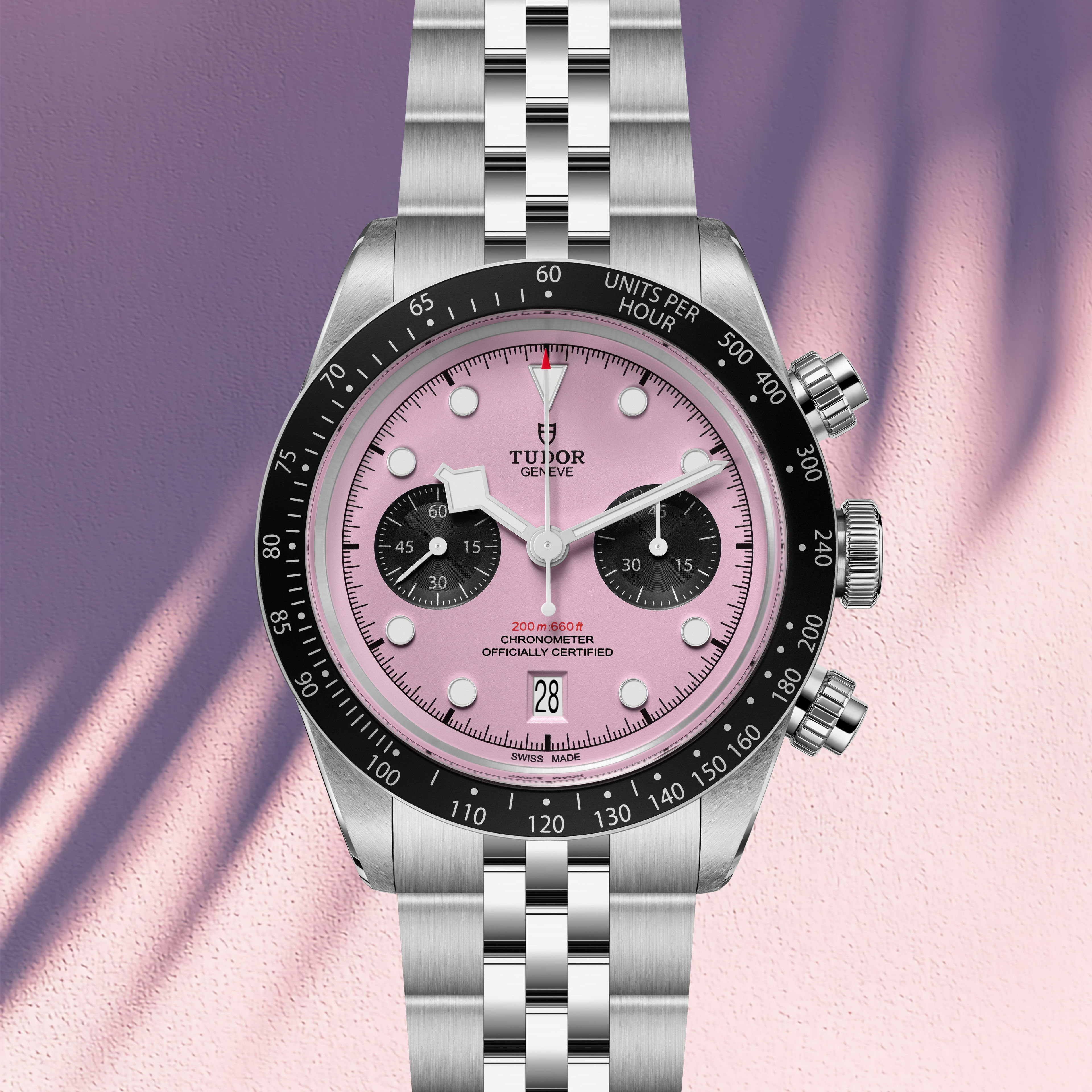 Black Bay Chrono „Pink“: Eine Hommage an den wagemutigen Geist