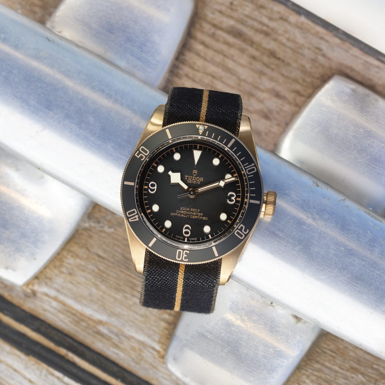 TUDOR Black Bay Bronze watch - m79250ba-0002 | TUDOR Watch