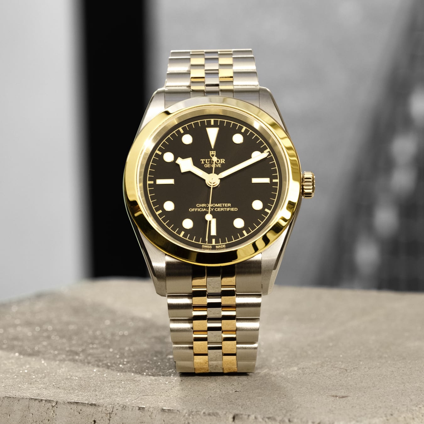 Tudor black bay gold sale
