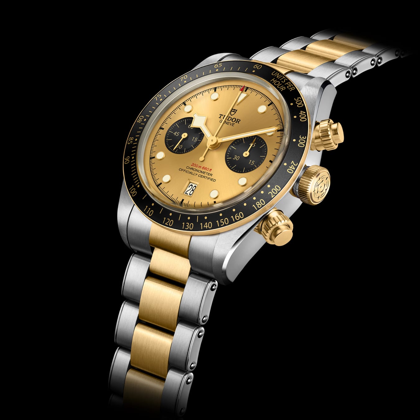 Tudor black bay chrono s&g online