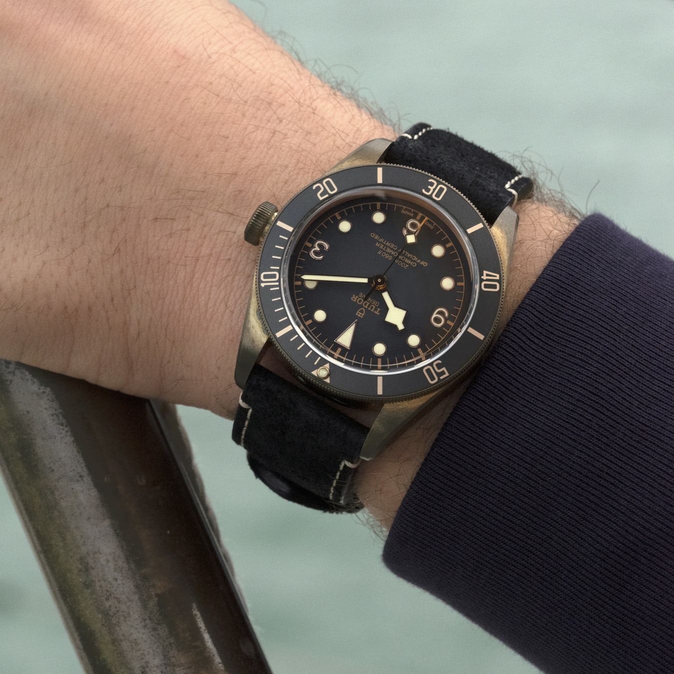 TUDOR Black Bay Bronze watch - m79250ba-0001 | TUDOR Watch