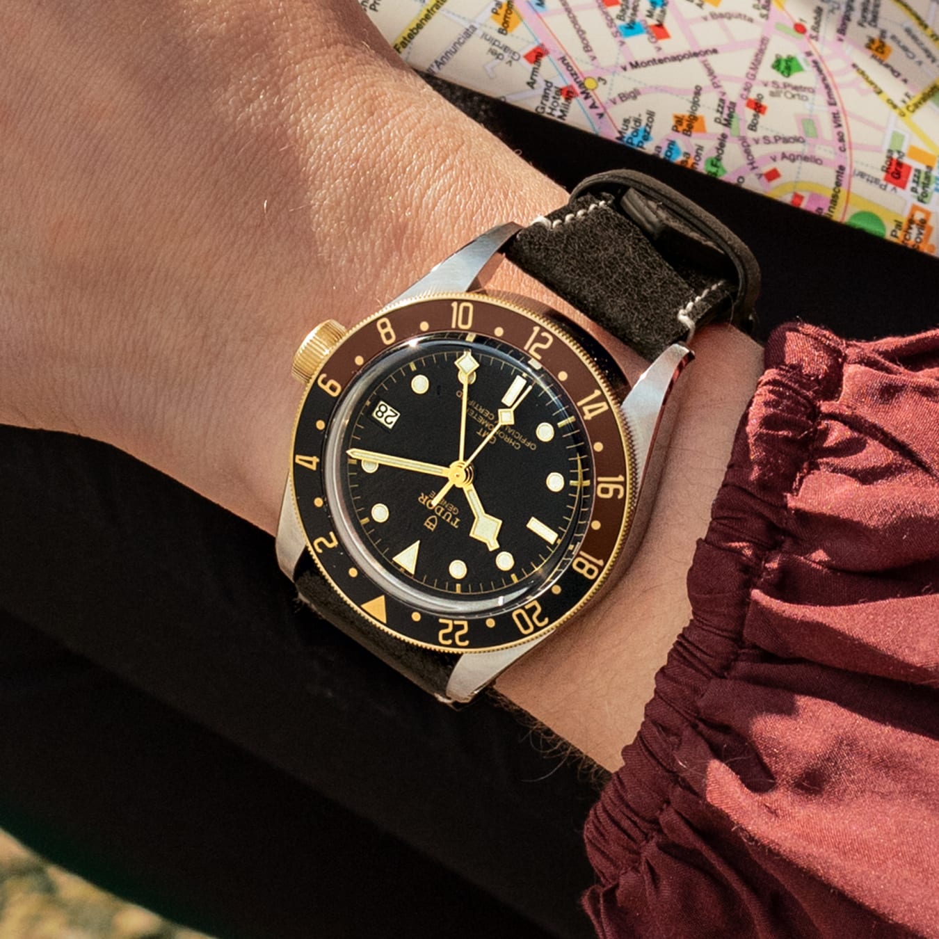TUDOR Black Bay GMT S&G watch - m79833mn-0001 | TUDOR Watch