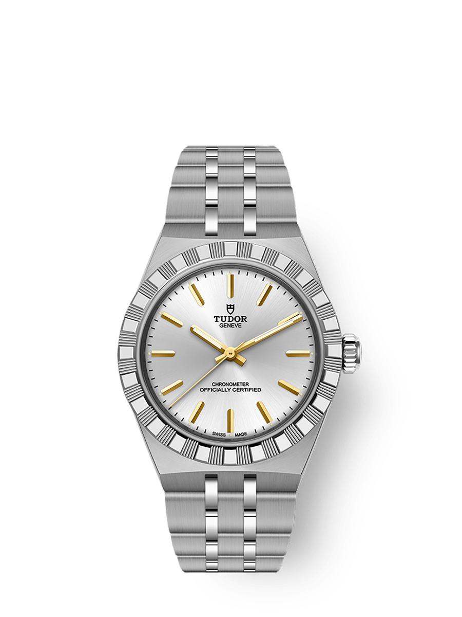 TUDOR Royalウォッチ - 30 mm スチール製ケース, シルバーダイアル