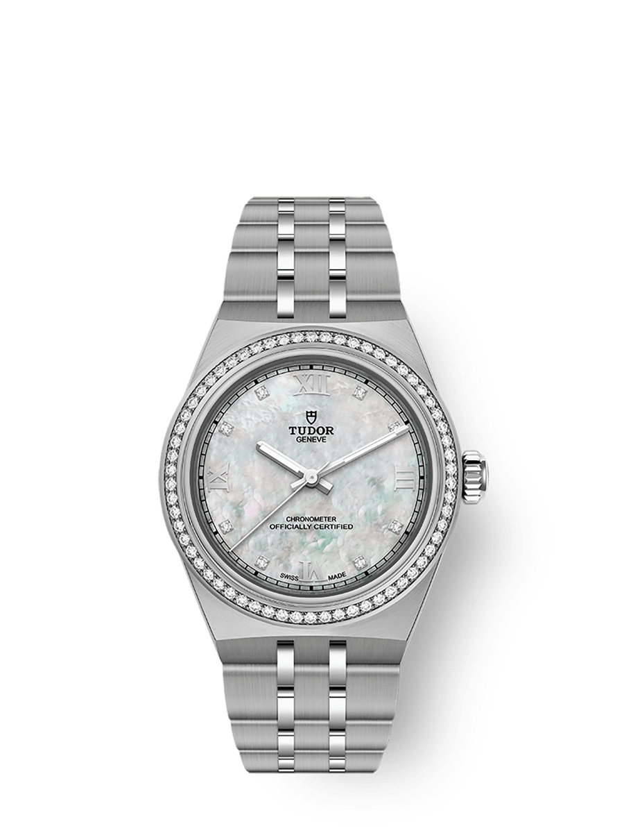 TUDOR Royalウォッチ - 30 mm スチール製ケース, マザーオブパール
