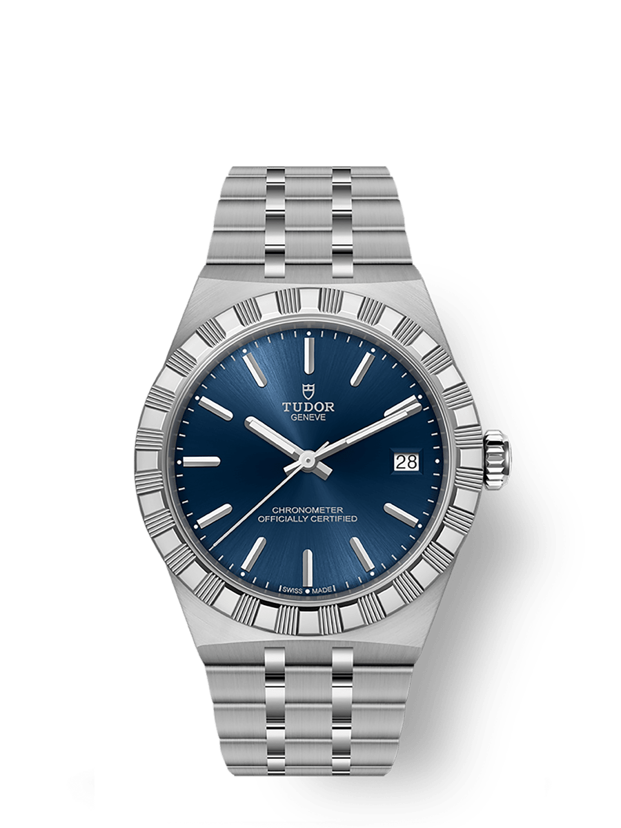 TUDOR Royalウォッチ - 36 mm スチール製ケース, ブルーダイアル