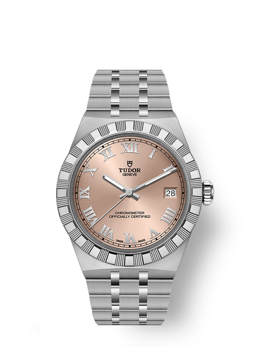 TUDOR Royalウォッチ - 36 mm スチール製ケース, サーモンダイアル