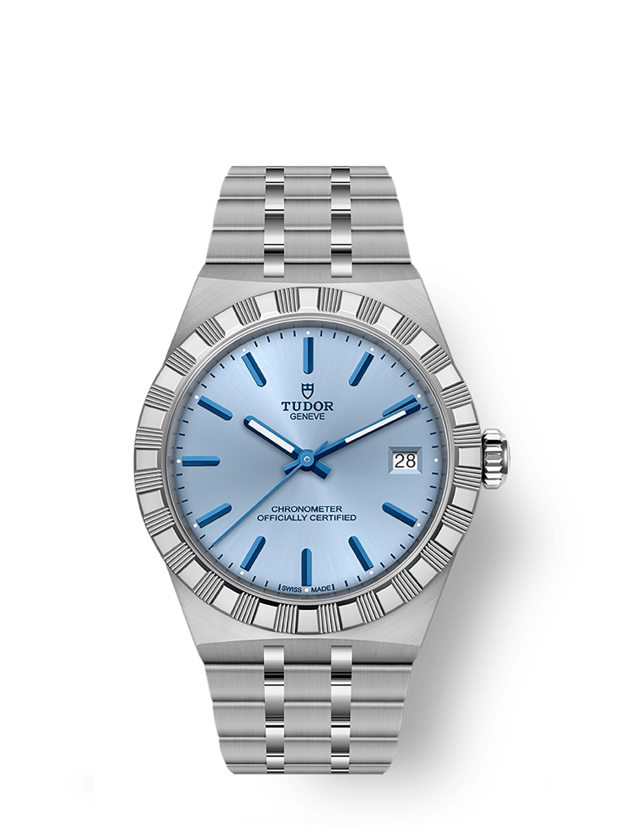 TUDOR Royalウォッチ - 36 mm スチール製ケース, ライトブルーダイアル