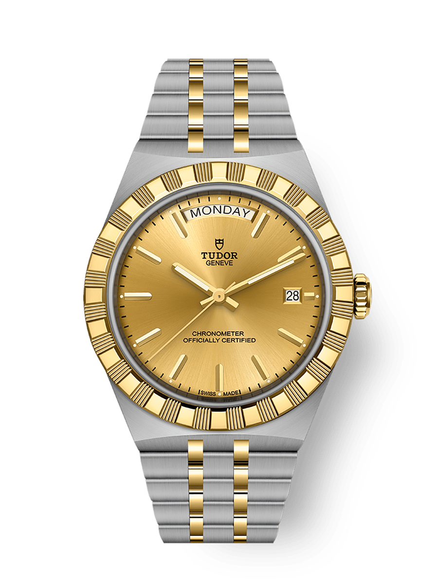 TUDOR Royalウォッチ - 40 mm スチール＆イエローゴールド製ケース