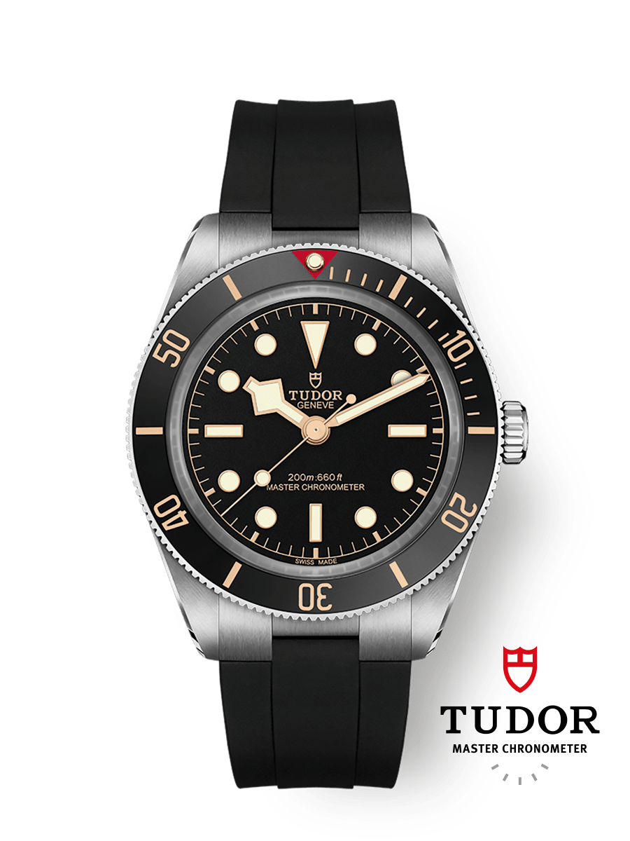 時計 TUDOR TUDOR Black Bay 58 watch - 39mm steel case, Rubber strap