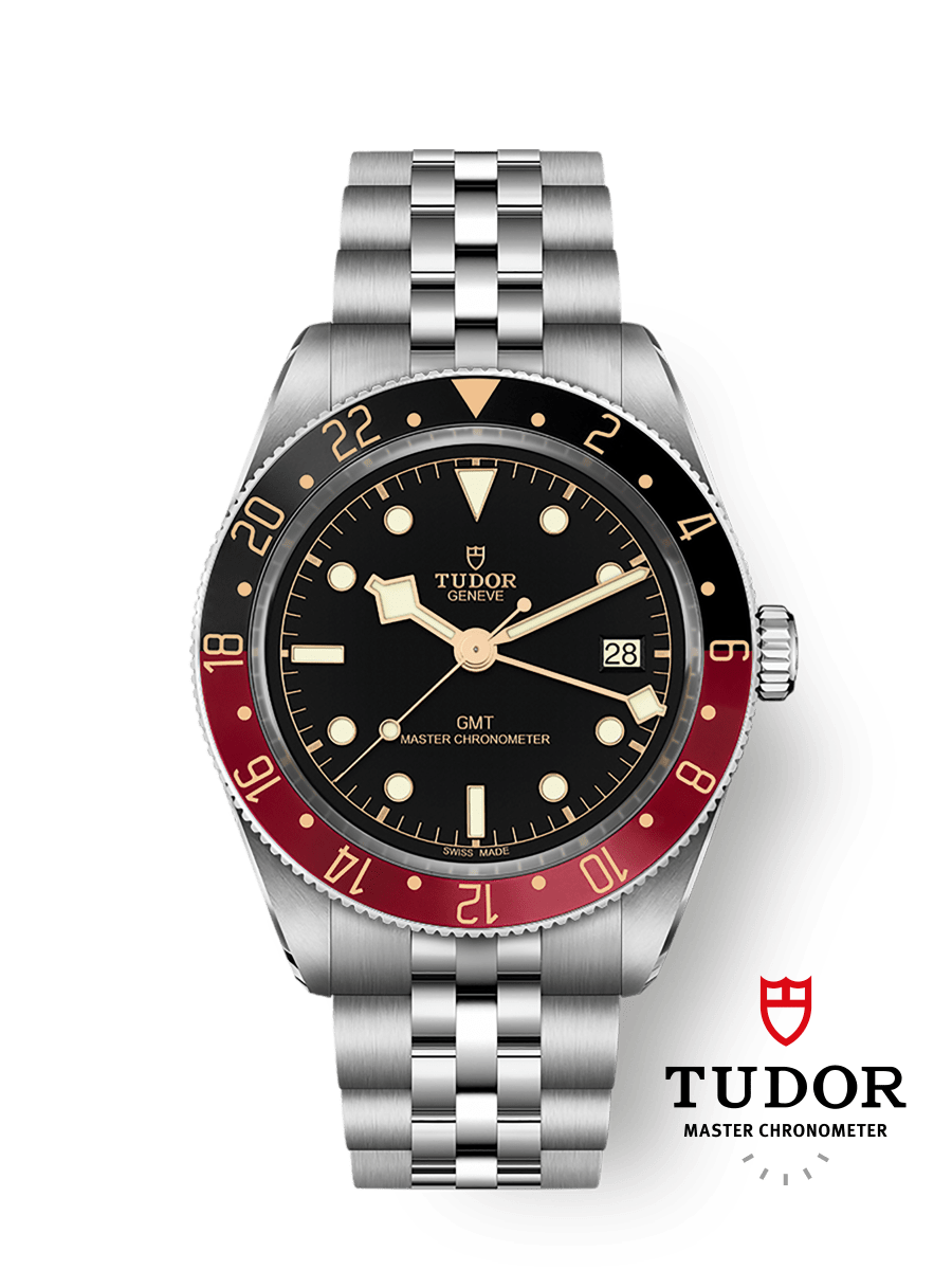 Tudor TUDOR Black Bay 58 GMT watch - 39mm steel case, Black and burgundy bezel - m7939g1a0nru-0003