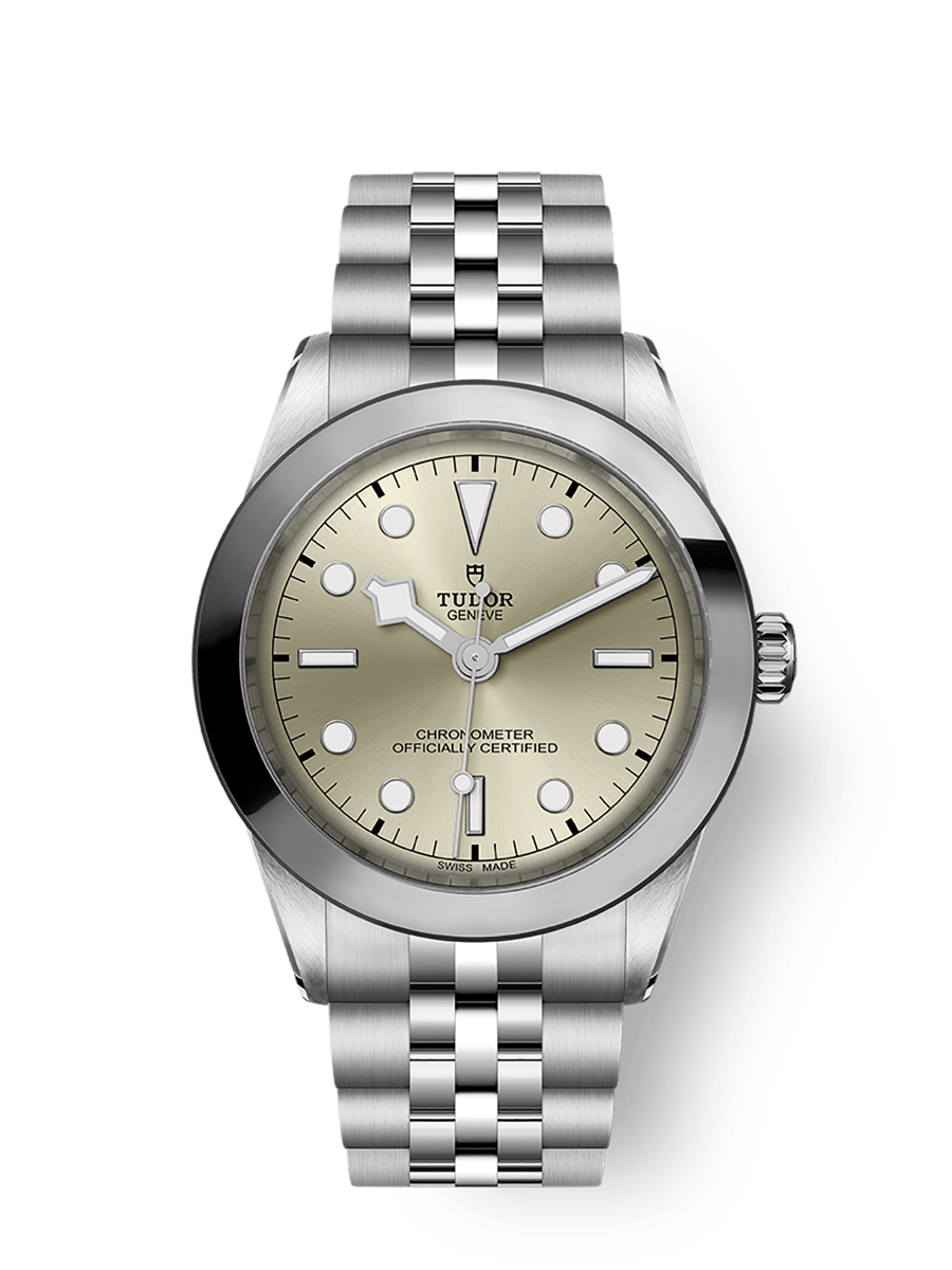 Tudor stainless steel watch top