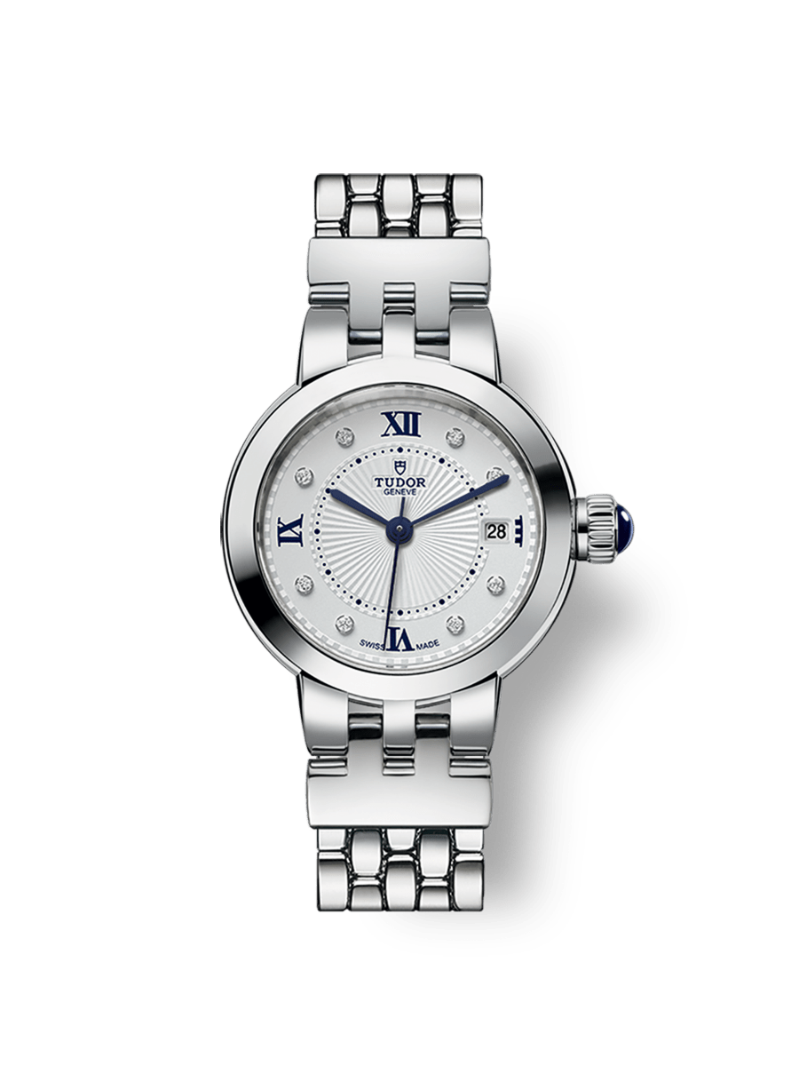 Clair de Rose Stalen 26mm-kast Stalen band