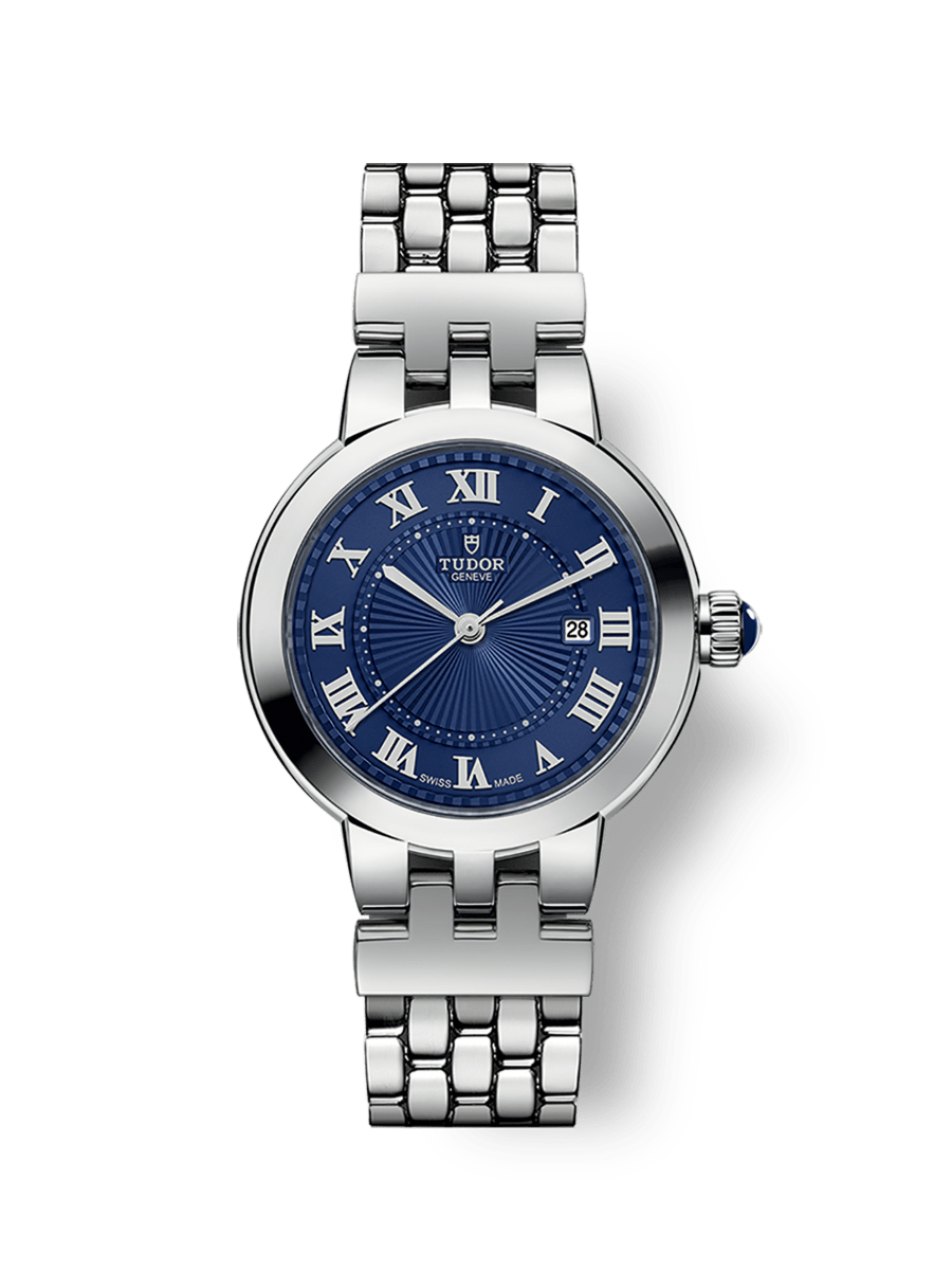 Clair de Rose 30mm steel case Blue dial