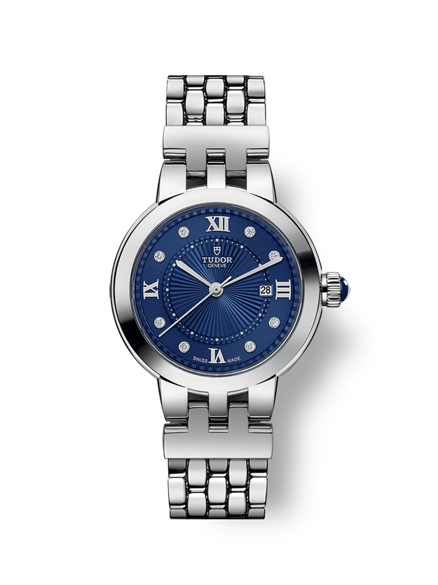 Clair de Rose 30 mm çelik kasa Pırlantalı kadran