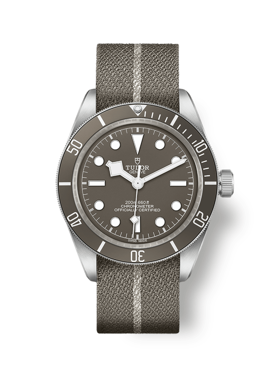 Black Bay 58 925 Корпус из серебра диаметром 39 мм Серо‑коричневый циферблат
