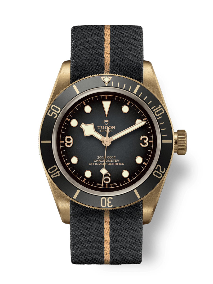 Black Bay Bronze Caixa de 43 mm em bronze Mostrador cinzento-ardósia