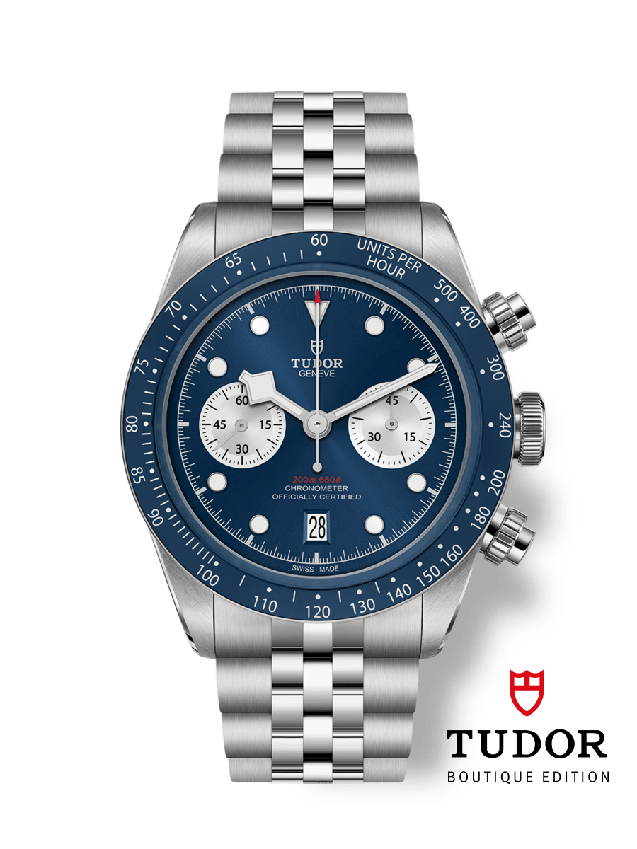 Black Bay Chrono 41mm steel case Steel bracelet