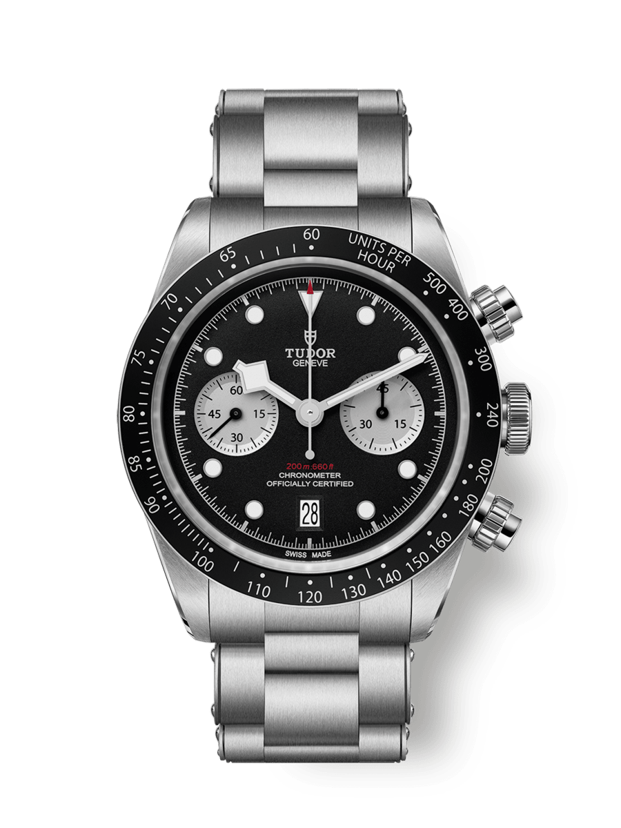 Black Bay Chrono 41 mm çelik kasa Çelik bilezik