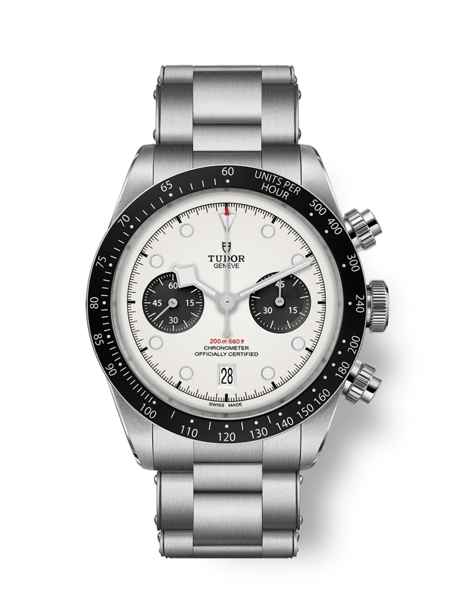 Black Bay Chrono Caja de acero de 41 mm Brazalete de acero