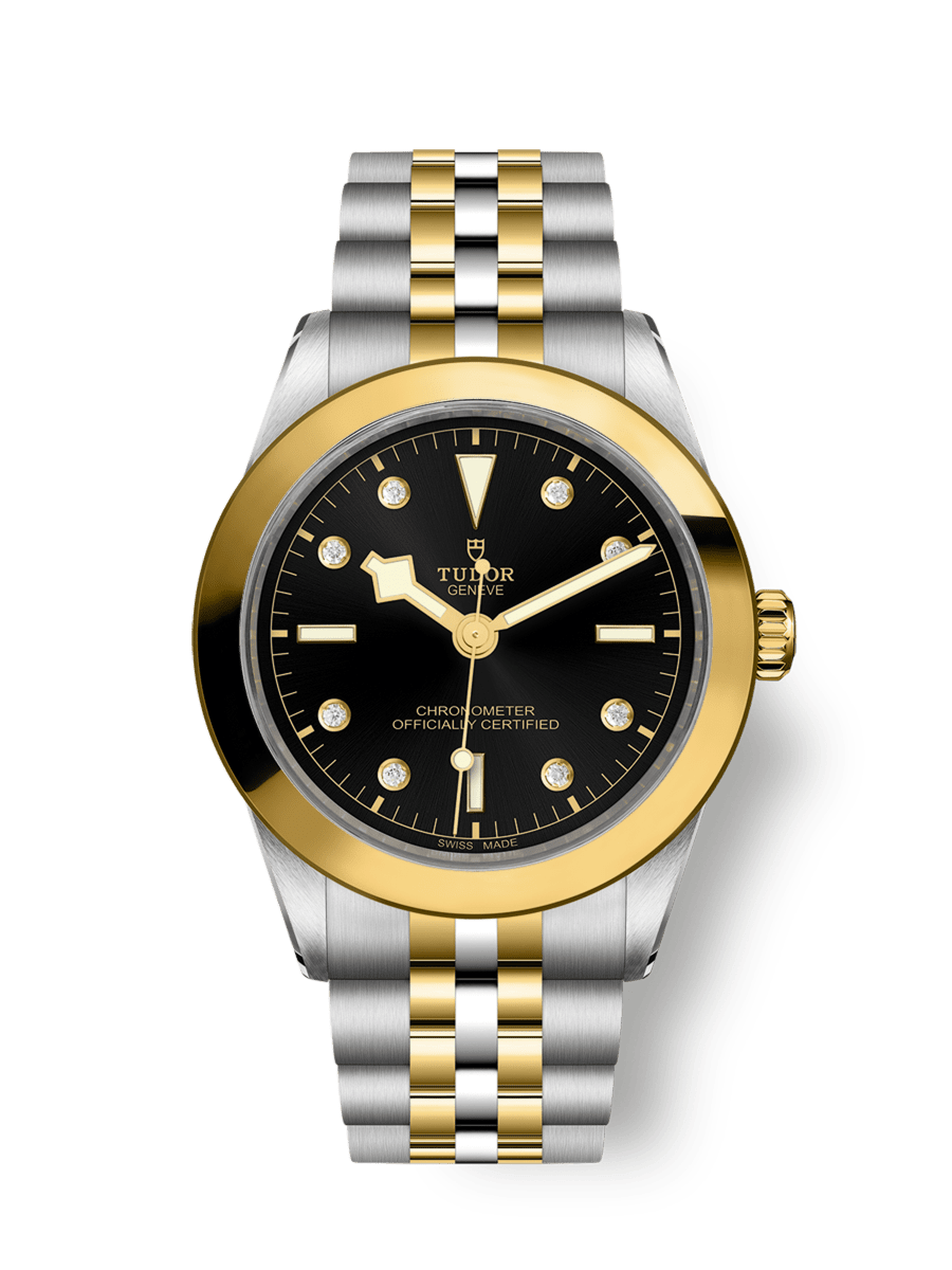 Black Bay One 39 S&G Gehäuse in Edelstahl, 39 mm Zifferblatt mit Diamanten