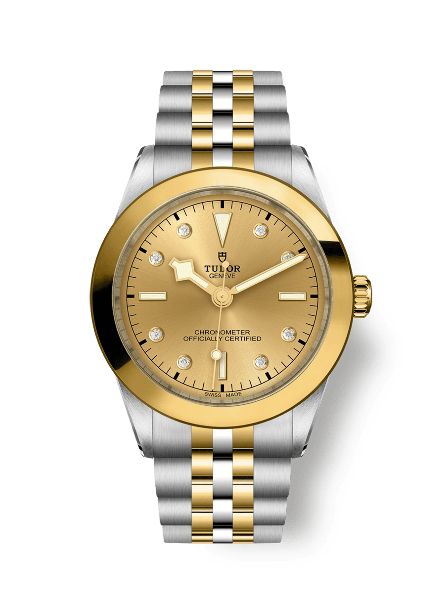 Black Bay One 39 S&G Cassa in acciaio, 39 mm Quadrante con diamanti
