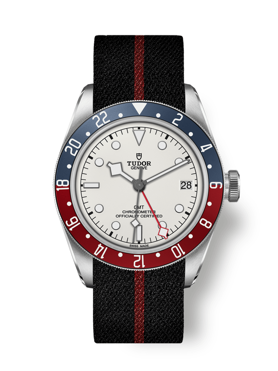 Black Bay GMT Корпус из стали диаметром 41 мм Текстильный ремешок