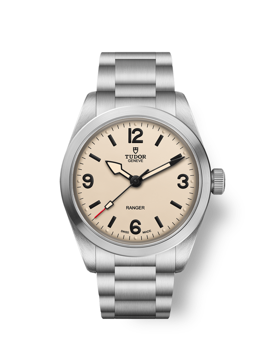 Ranger 36mm steel case Beige domed dial