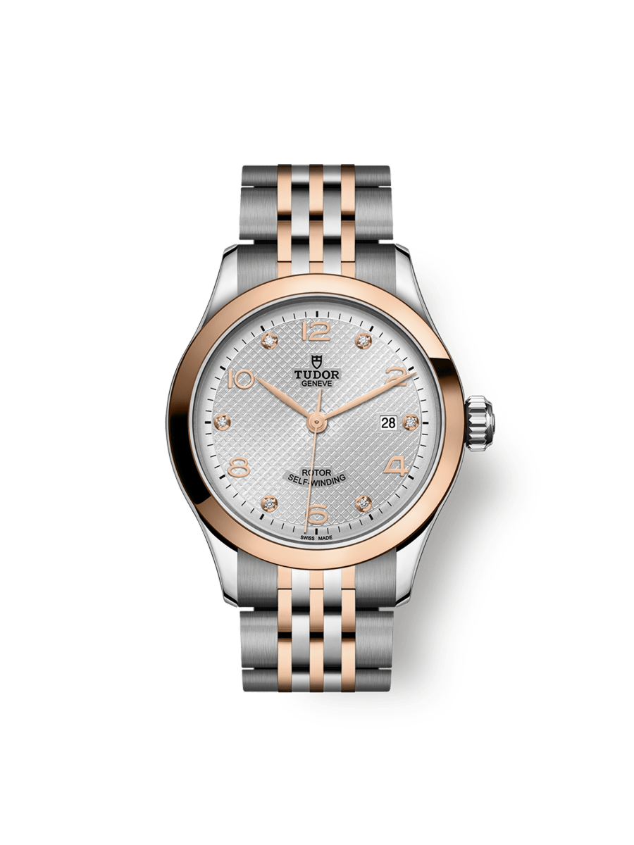 TUDOR 1926 Caja de acero de 28 mm Bisel de oro rosa