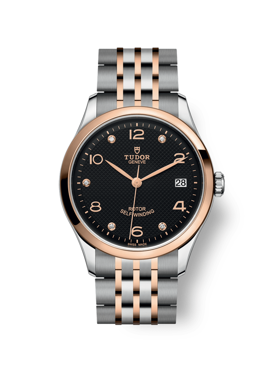 TUDOR 1926 Caixa de 36 mm em aço Luneta em ouro rosa
