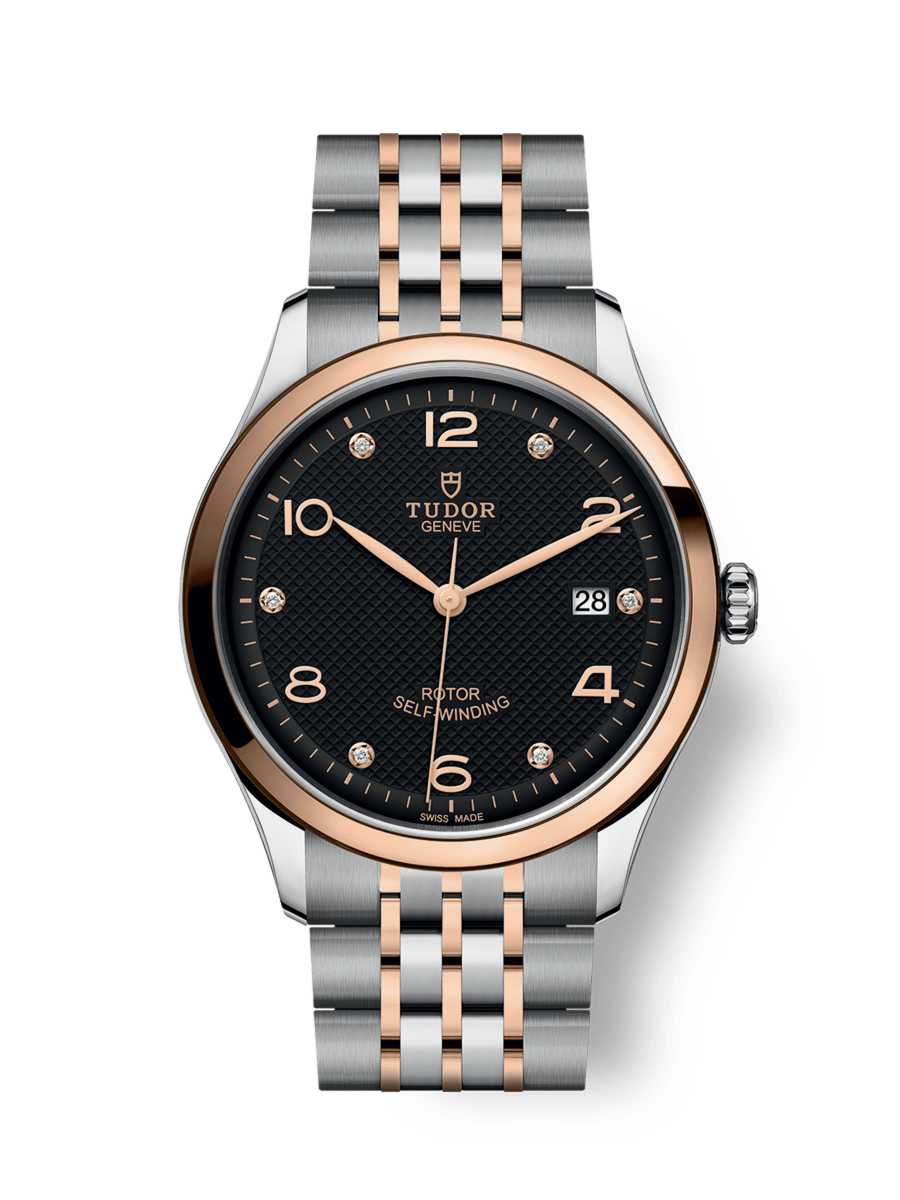 TUDOR 1926 39mm steel case Rose gold bezel