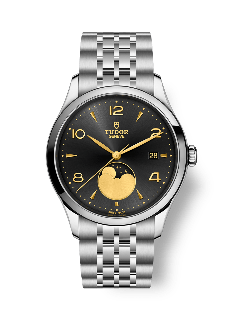 TUDOR 1926 Luna Корпус из стали диаметром 39 мм Указатель фаз Луны