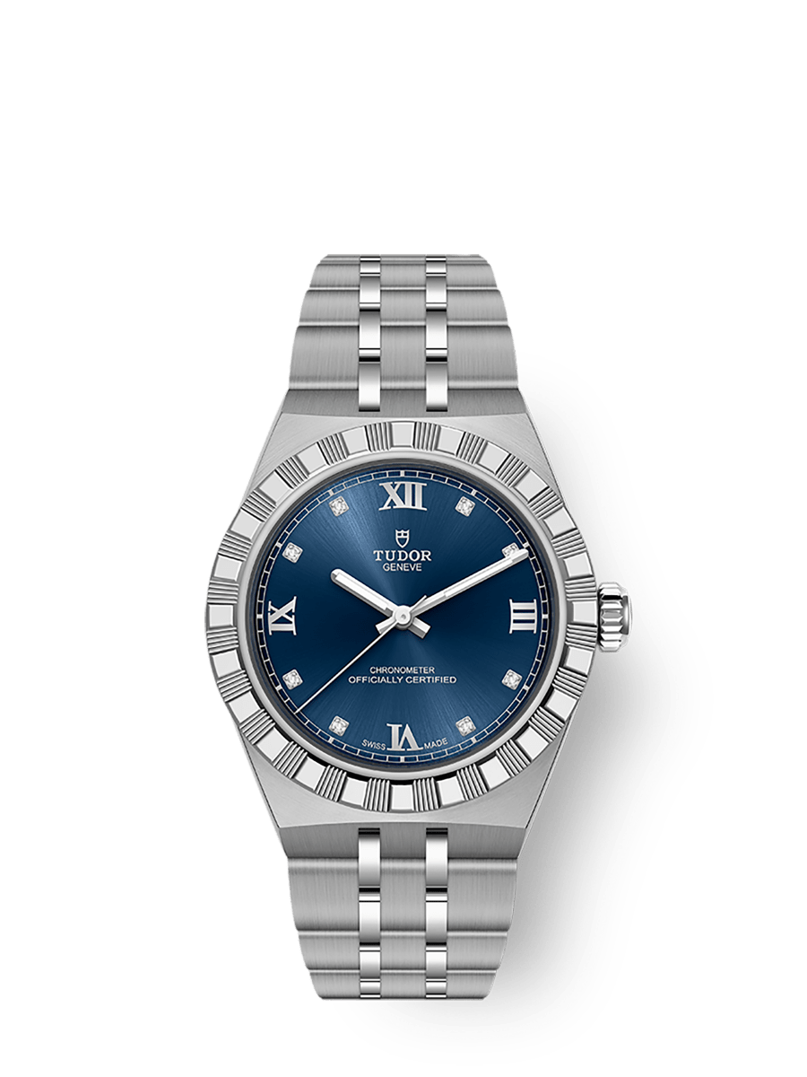 TUDOR Royal 30mm steel case Blue dial