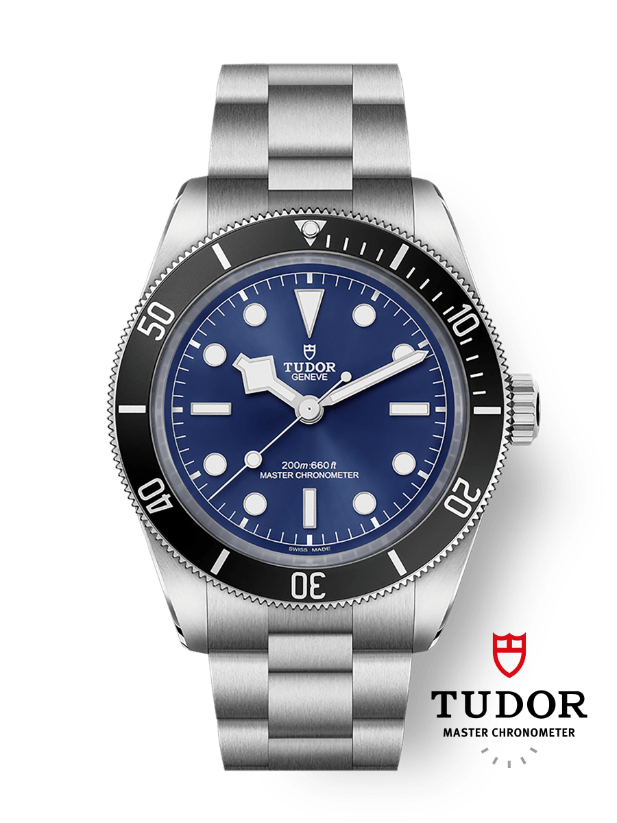 بلاك باي ٦٨ علبة من الفولاذ بقطر ٤٣ مم مينا أزرق