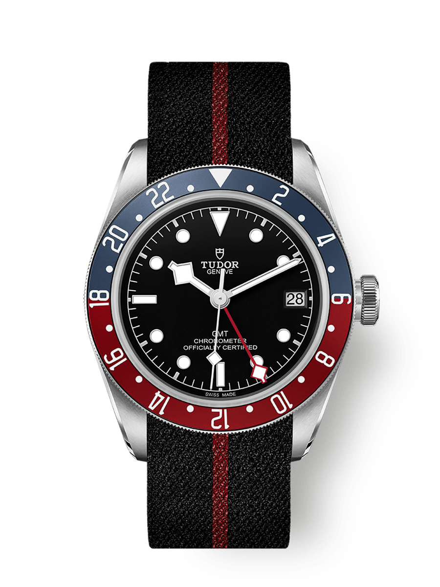 Black Bay GMT 41mm 스틸 케이스 패브릭 스트랩