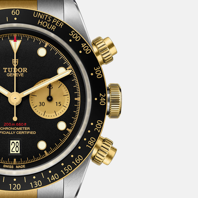 Tudor black bay chrono s&g sale