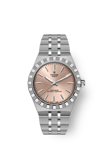 TUDOR Royal 30mm steel case Salmon dial
