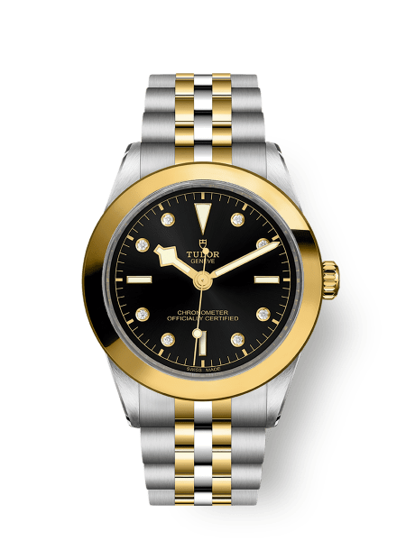 Black Bay One 39 S&G Stalen 39mm-kast Wijzerplaat met diamanten