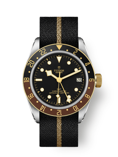 Black Bay GMT S&G Корпус из стали диаметром 41 мм Черный циферблат