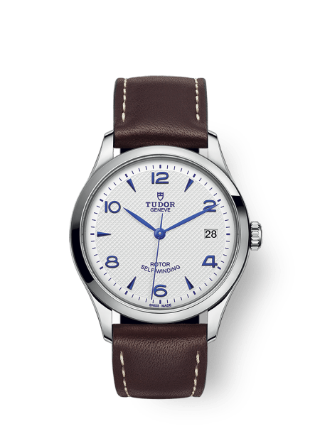 TUDOR 1926 Stalen 36mm-kast Bruine lederen band