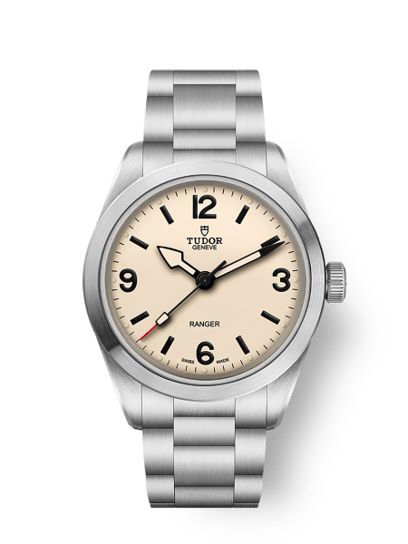 Ranger 39 mm çelik kasa Bej bombeli kadran