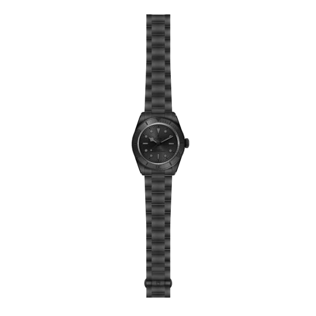 Angled view of the Tudor 2026 Black Bay Ceramic case bezel and ceramic links